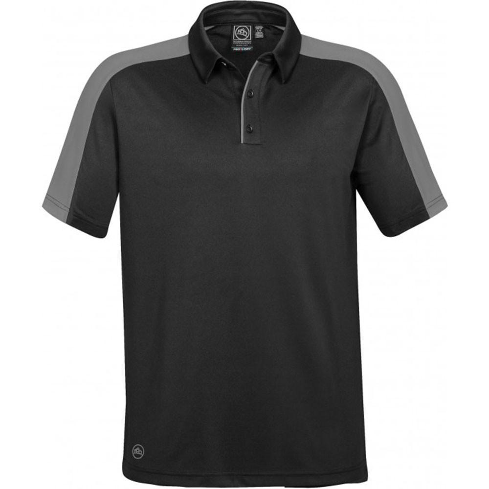 Stormtech Men's Black/Granite Ensign Polo