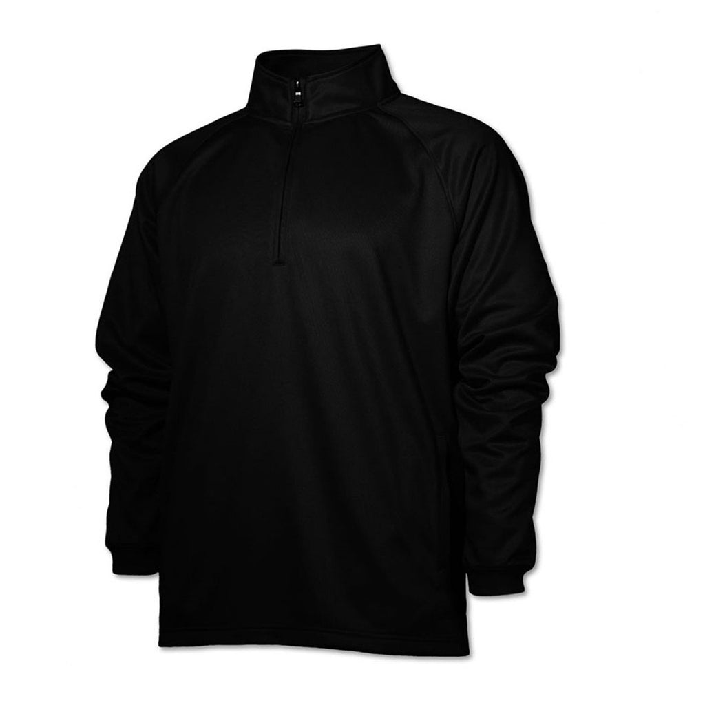 Download Baw Men S Black Fleece Quarter Zip