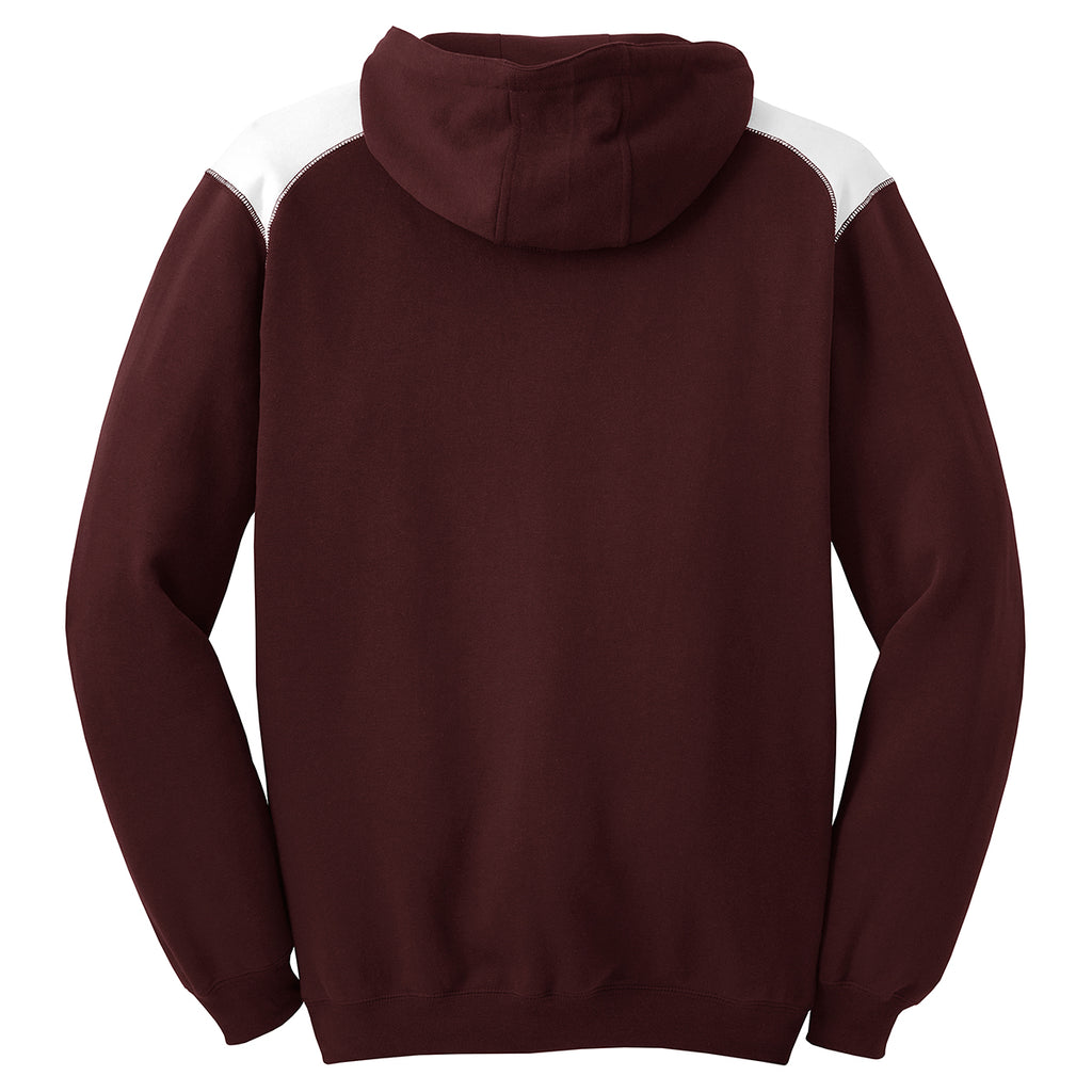 maroon color sweatshirt