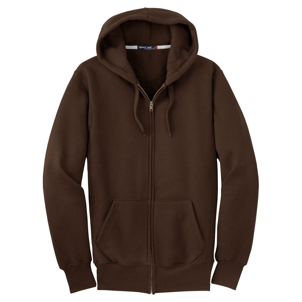 brown hoodie zip up