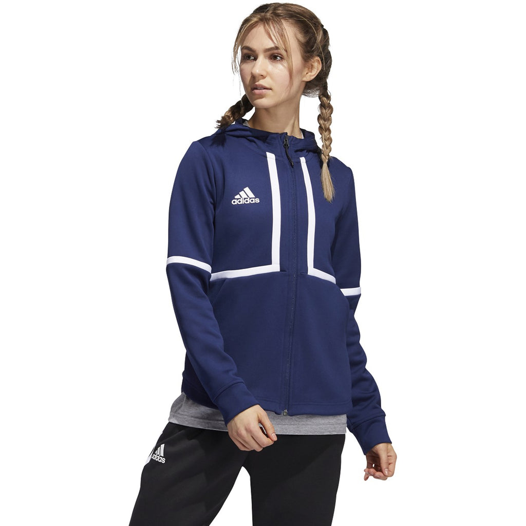 navy blue adidas windbreaker