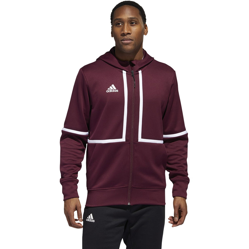 adidas maroon jacket men's