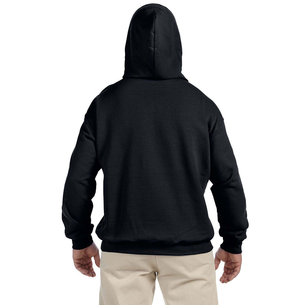 gildan-unisex-black-dryblend-50-50-hoodie