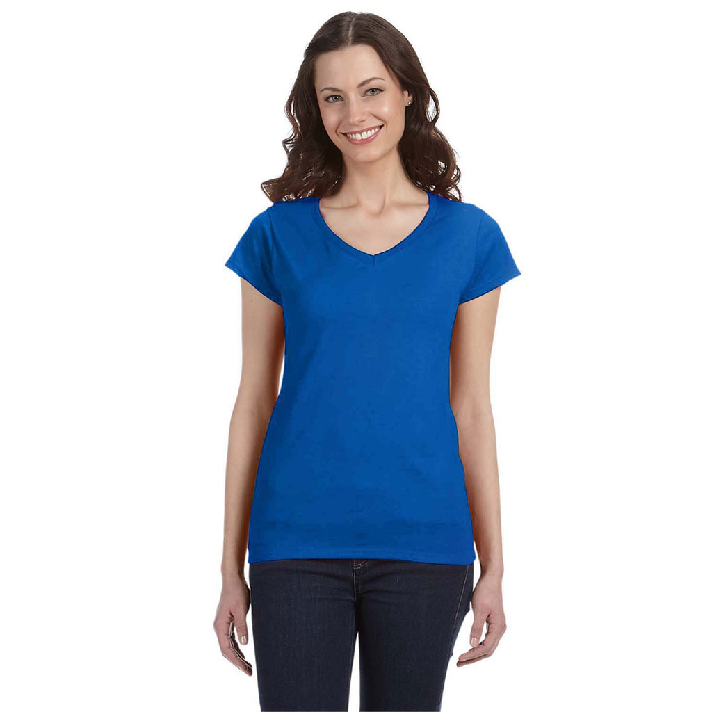 womens royal blue t shirt