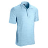 Greg Norman Men's Blue Mist Heather Play Dry Solid Polo