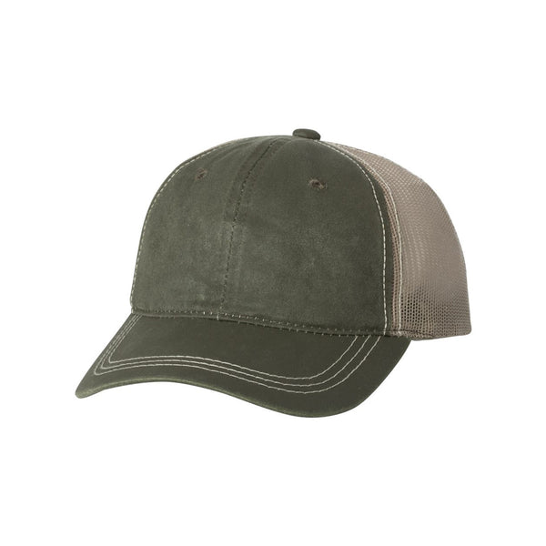 Outdoor Cap Olive Weathered Mesh Back Cap