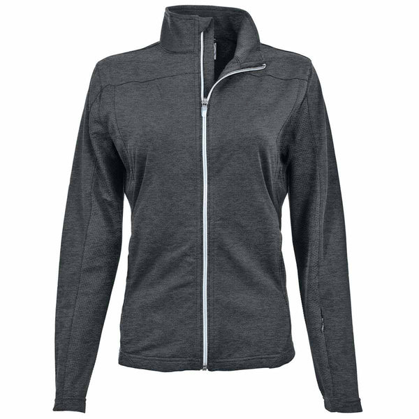 Levelwear Women's Heather Charcoal Aurora Full Zip