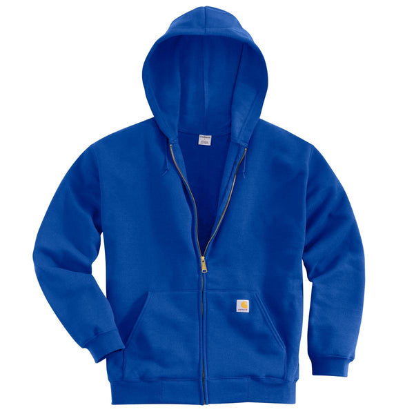 Carhartt Men's Cobalt Blue Midweight Hooded Zip Front Sweatshirt
