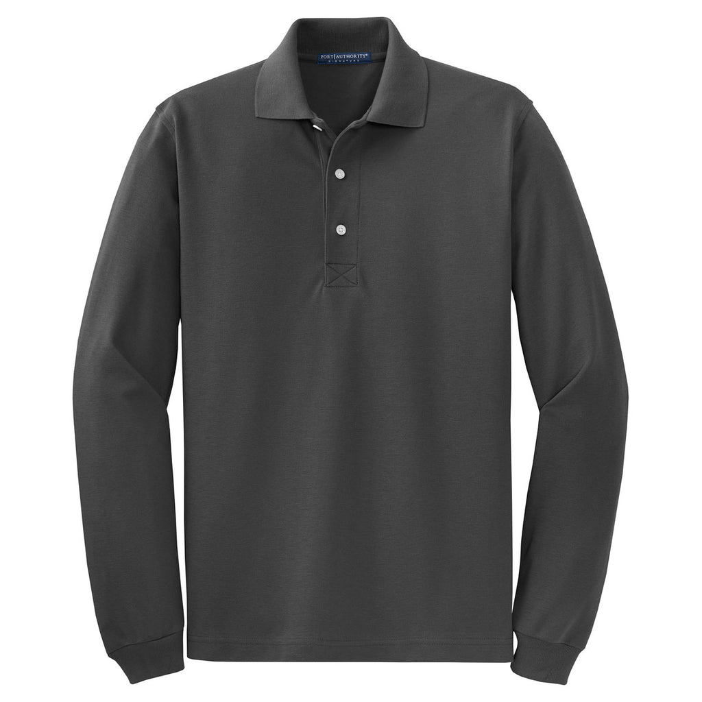 long sleeve boss polo shirt