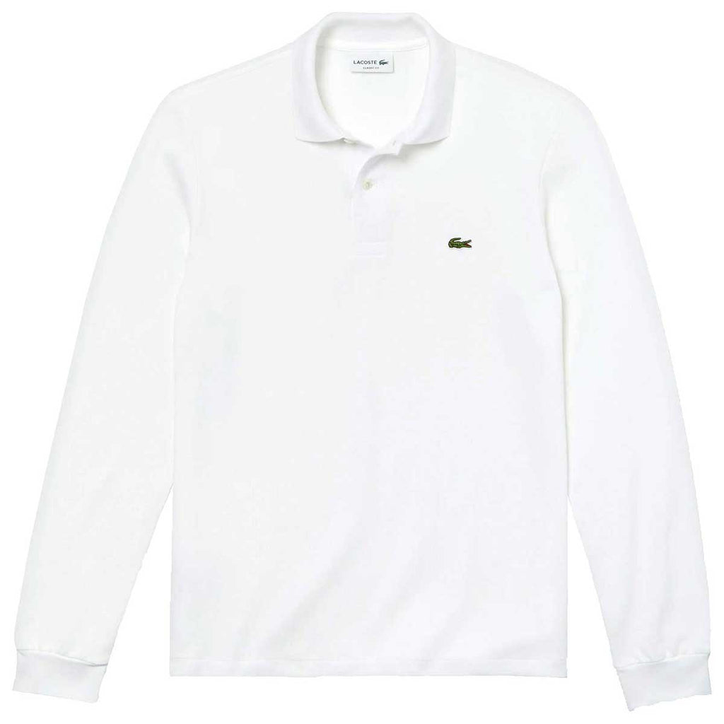 mens white lacoste shirt