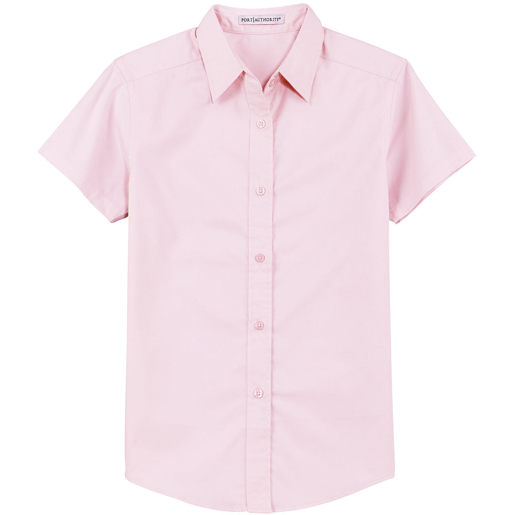 pink button up shirt womens