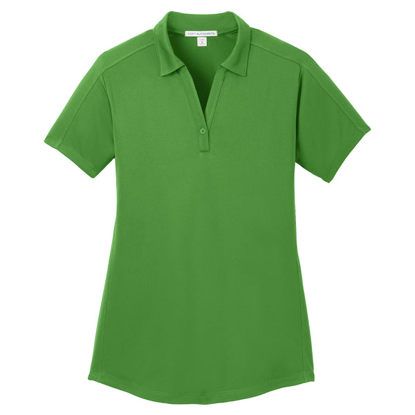 Port Authority Women's Vine Green Diamond Jacquard Polo