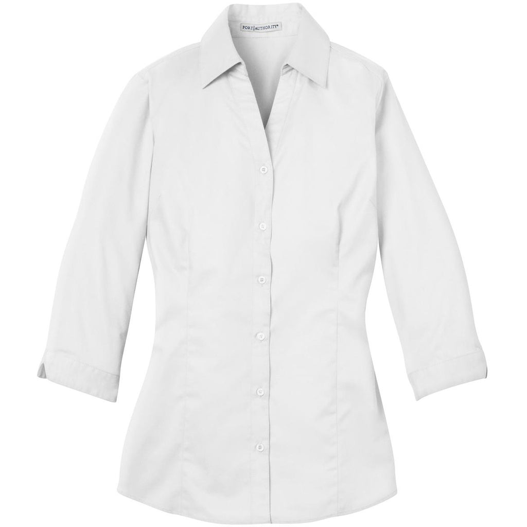 womens white suit blouses