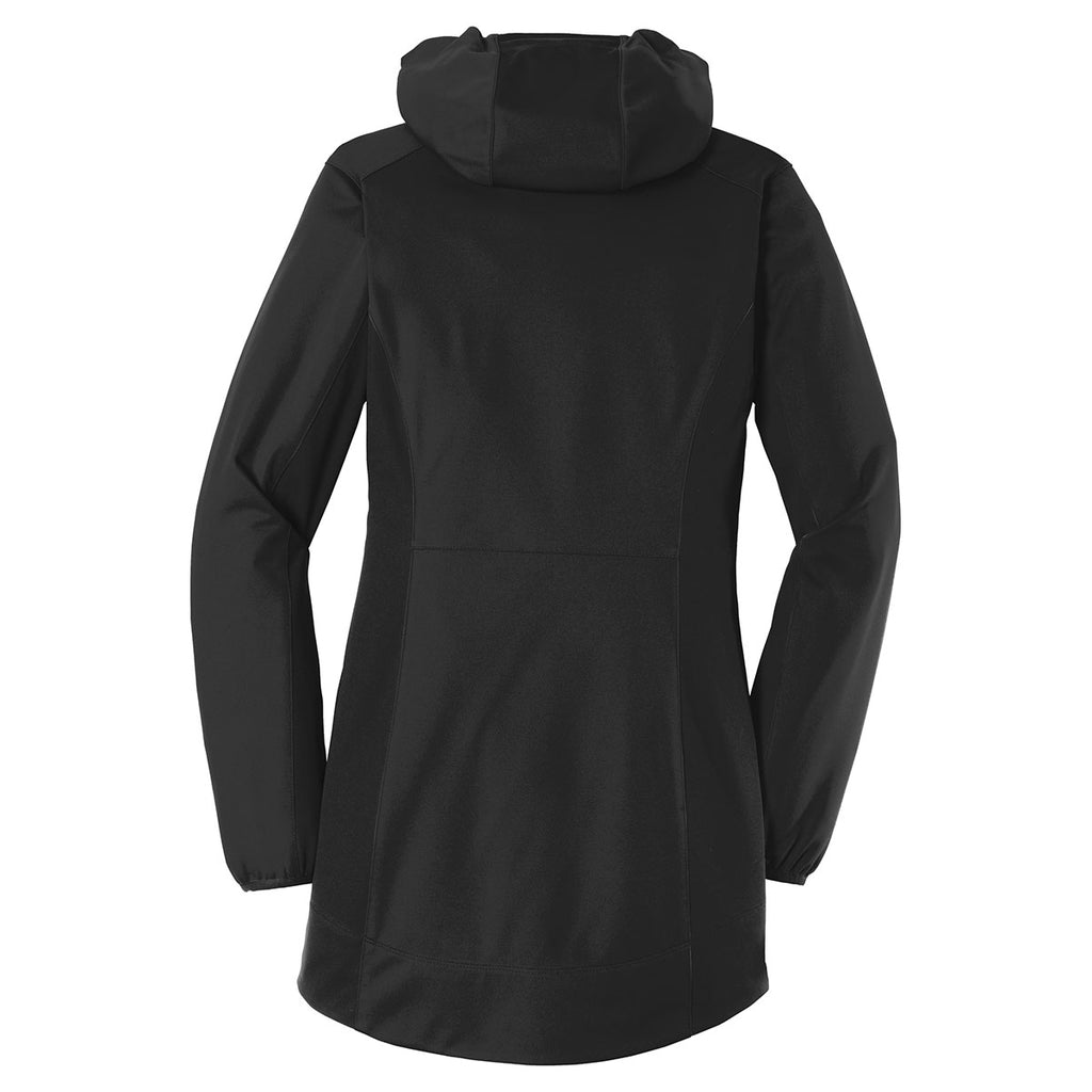 ladies black hooded jacket