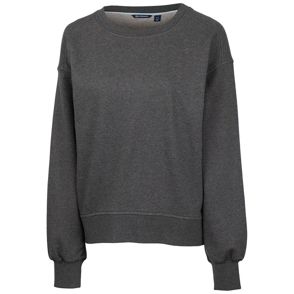 Download Cutter & Buck Women's Charcoal Heather Saturday Crew Neck ...