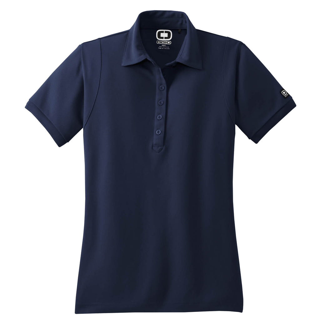 womens navy polo