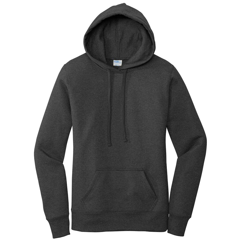 grey fleece hoodie women's