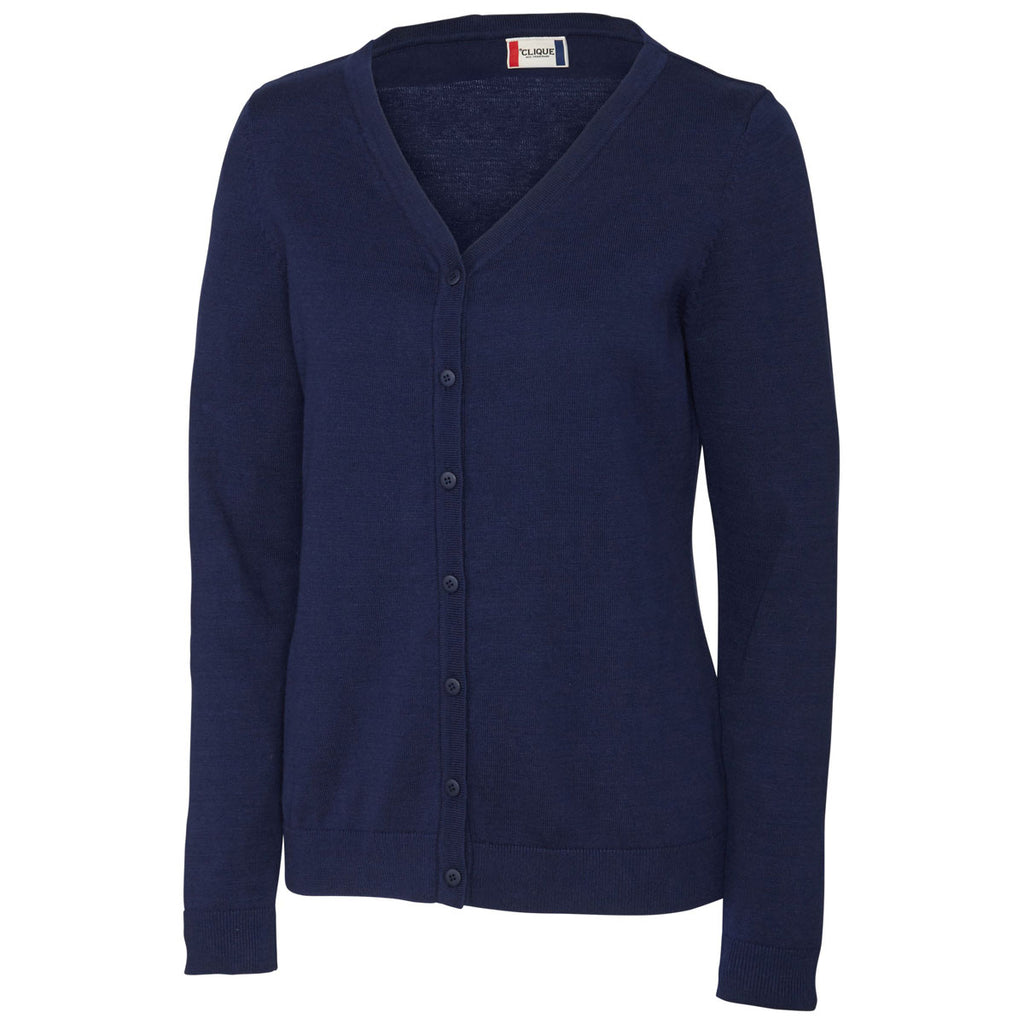 navy cardigan women's