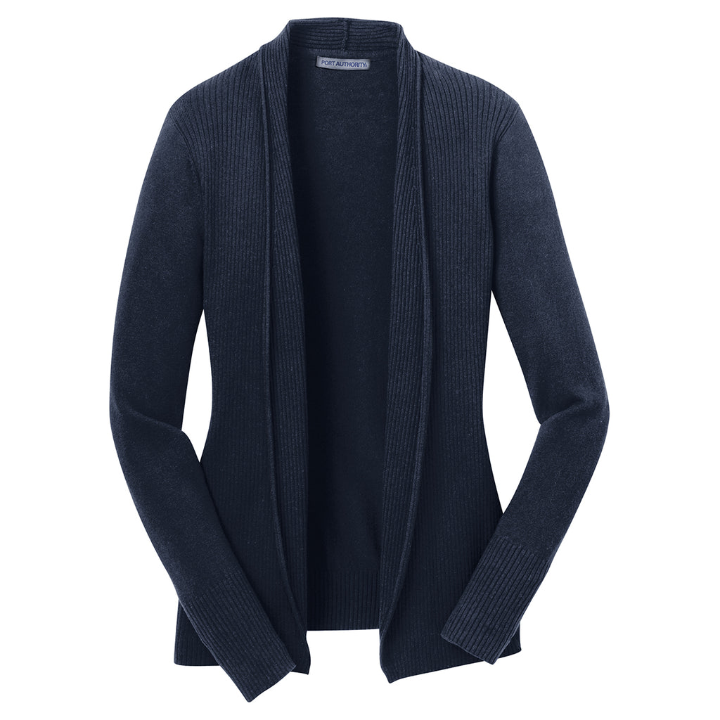 womens navy cardigan sweater