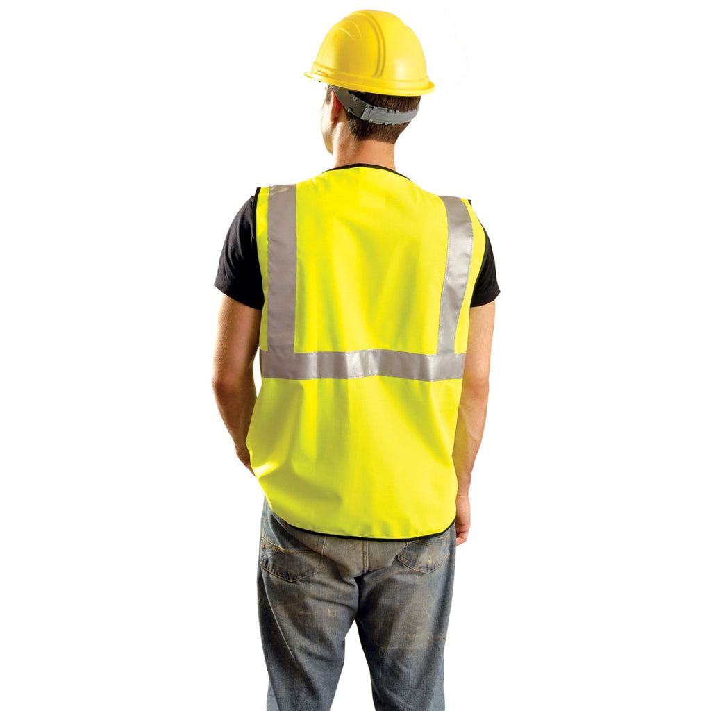 Download Occunomix Men S Yellow High Visibility Premium Solid Standard Safety V