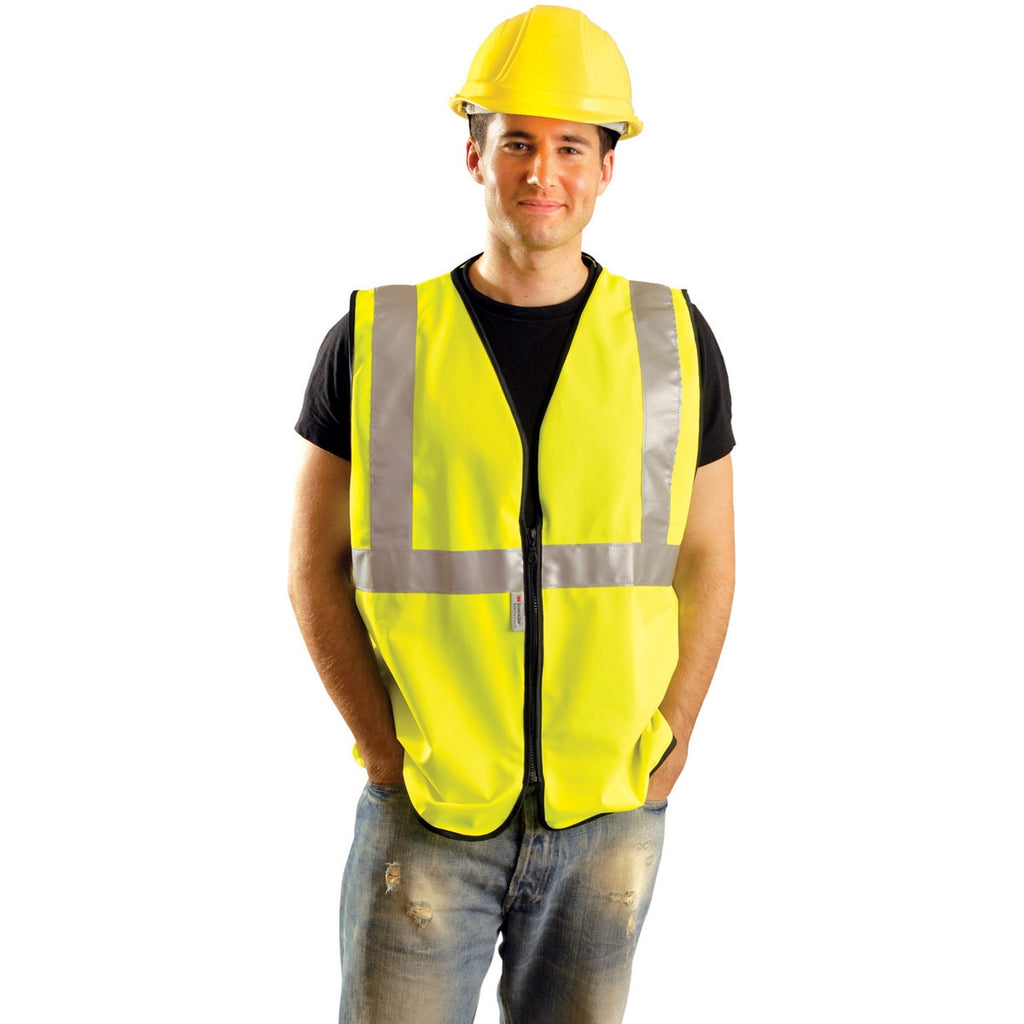 Download Occunomix Men S Yellow High Visibility Premium Solid Standard Safety V