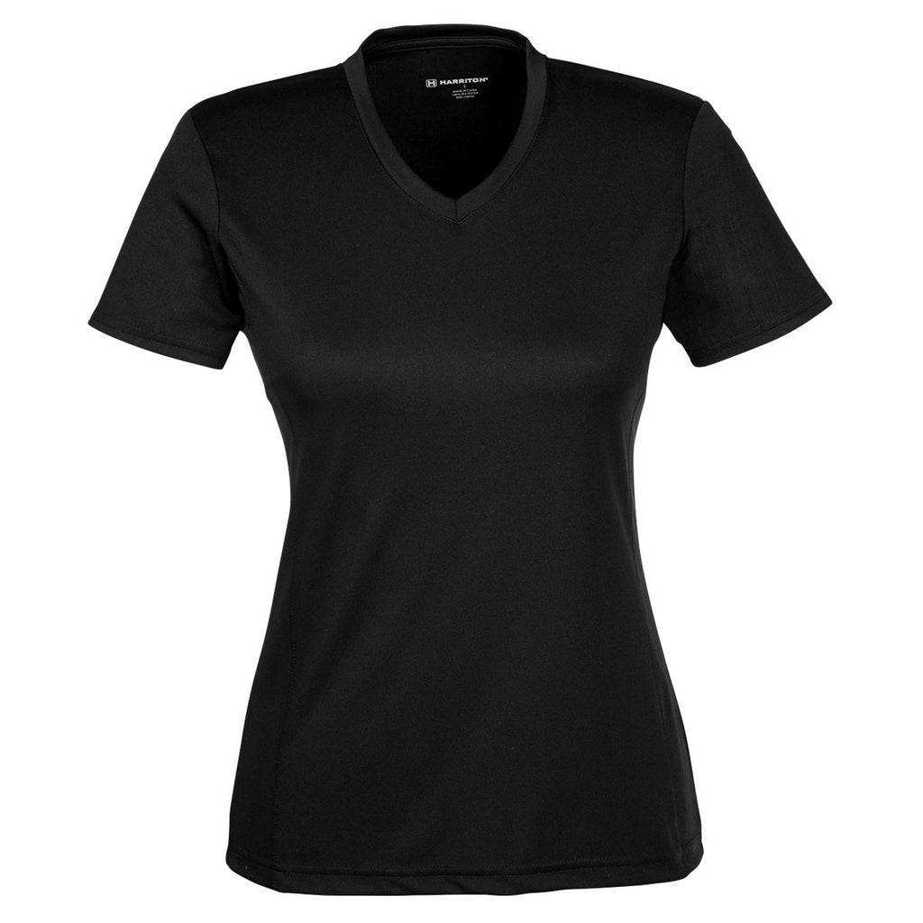 black athletic shirt women's