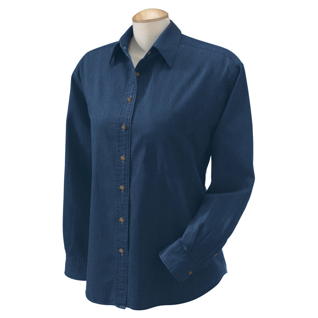 dark denim shirt women