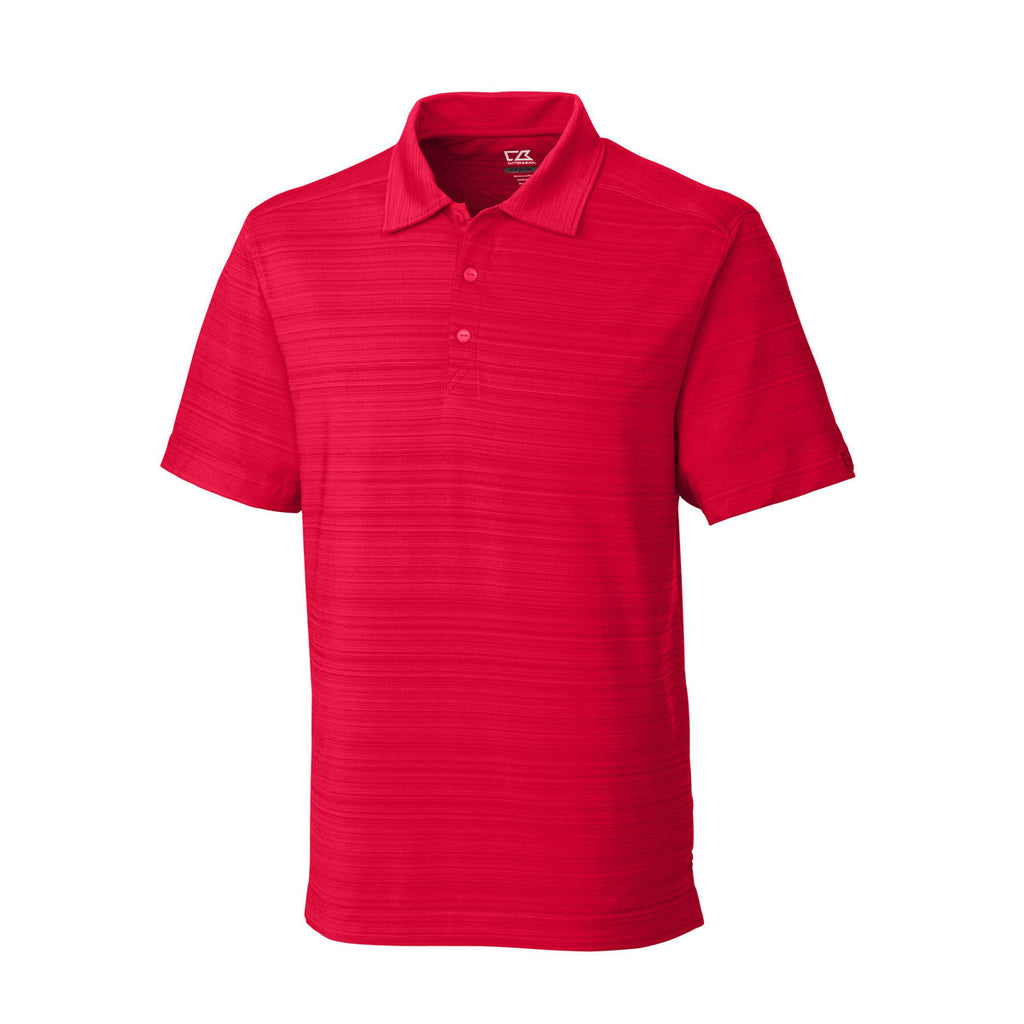 Cutter & Buck Men's Cardinal Red DryTec Highland Park Polo