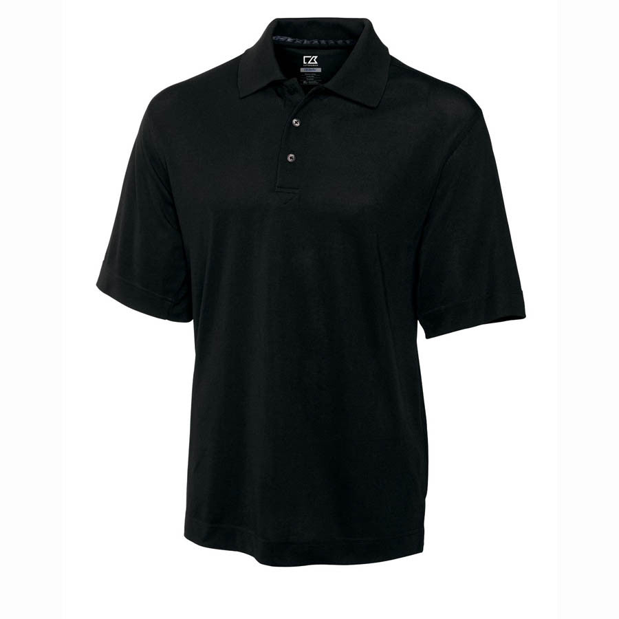 Cutter & Buck Men's Black DryTec S/S Championship Polo