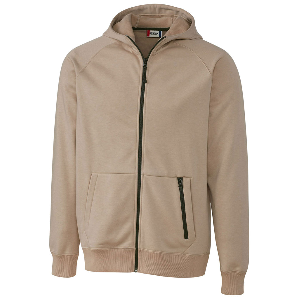 mens light brown hoodie