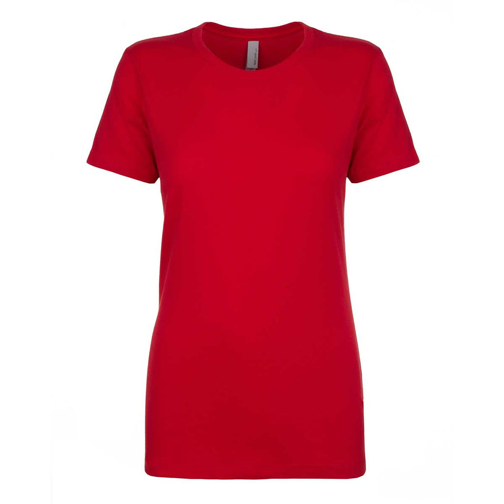 womens red tee