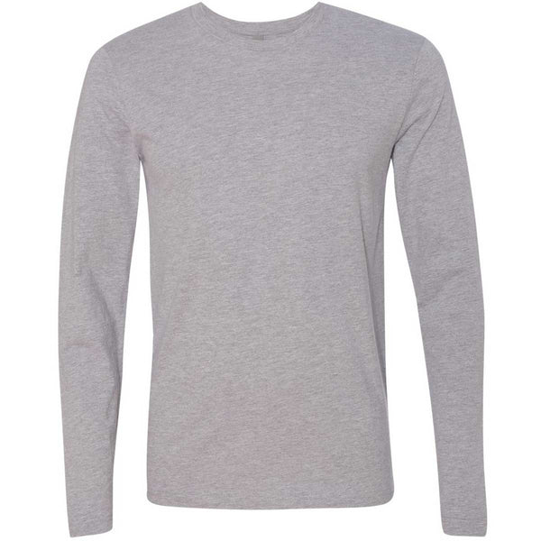 next-level-men-s-heather-grey-premium-fitted-long-sleeve-crew-tee