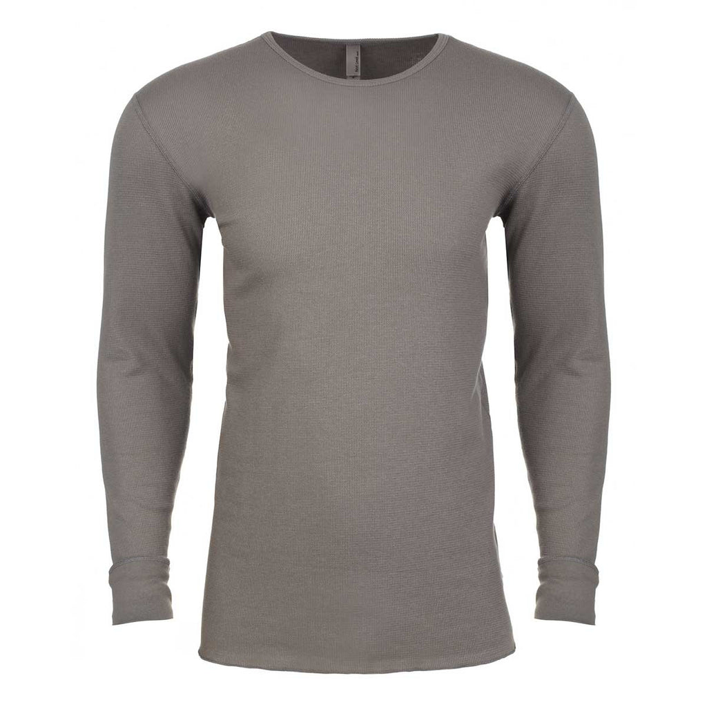 Next Level Men's Warm Gray Blended Thermal Tee