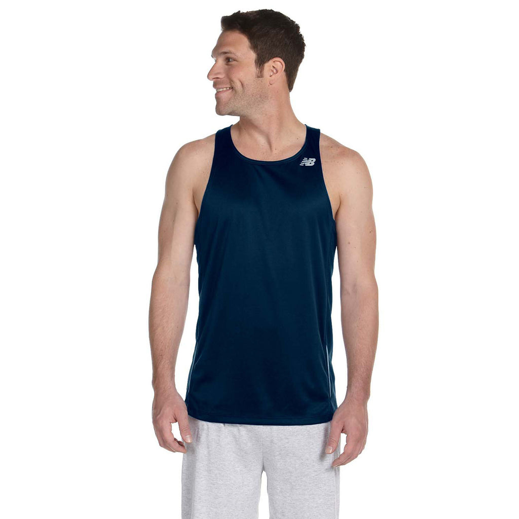 Balance Men's Navy Tempo Running Singlet