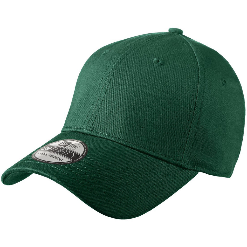 New Era Dark Green Structured Stretch Cotton Cap