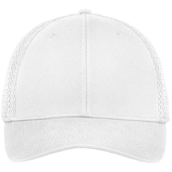 Download New Era 9FORTY White Snapback Contrast Front Mesh Cap