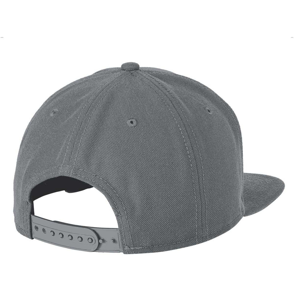 New Era 9FIFTY Graphite Original Fit Flat Bill Snapback Cap