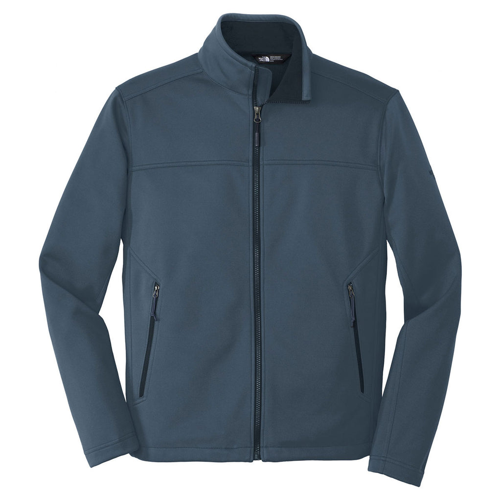 north face blue and gray jacket