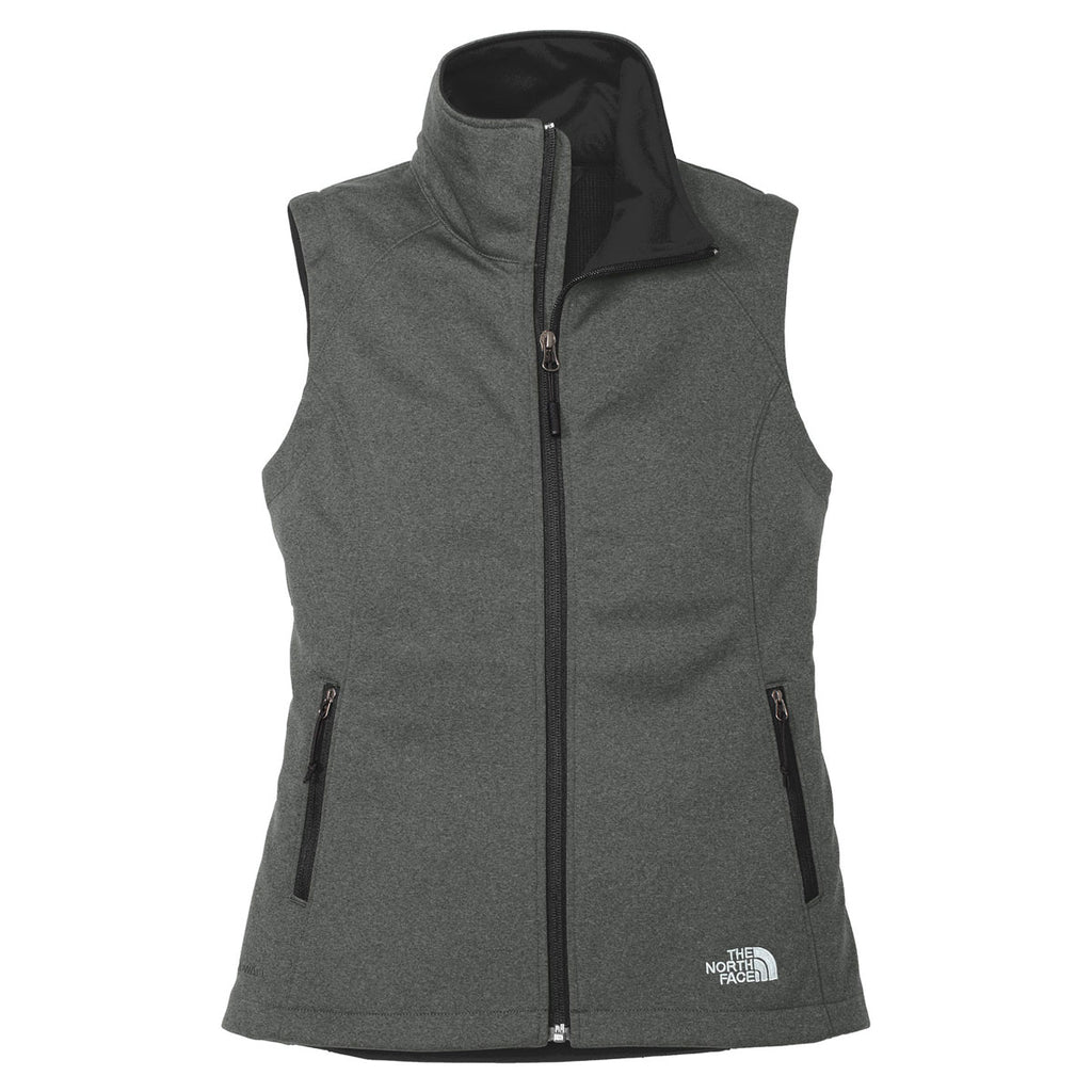 grey north face vest