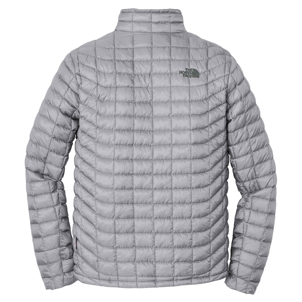 north face white and grey jacket