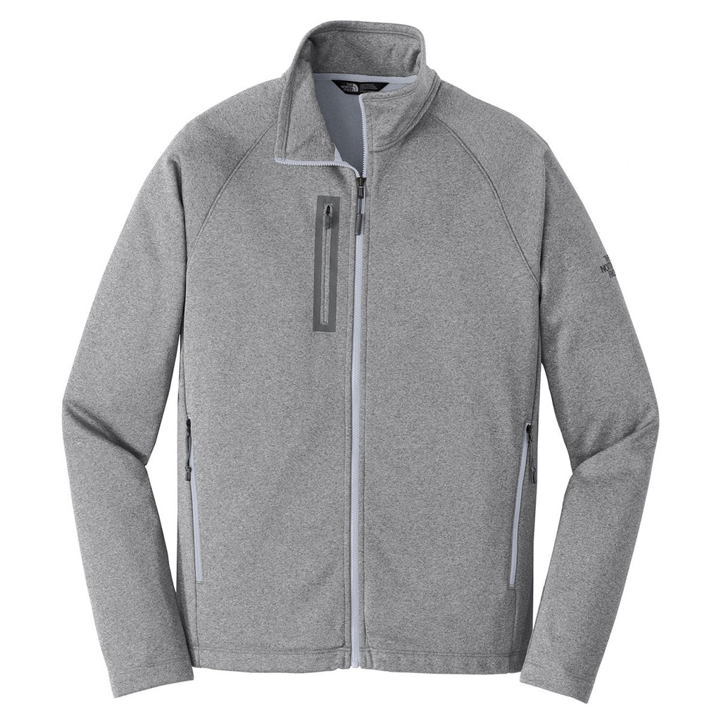 mens grey north face fleece