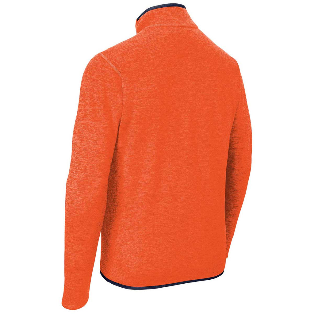 orange north face fleece jacket