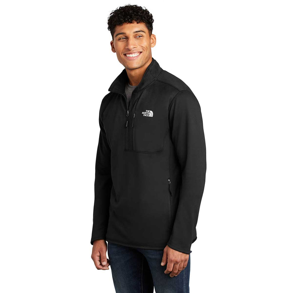 north face fleece half zip mens