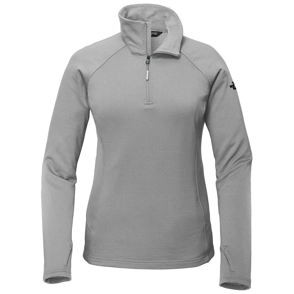 grey north face quarter zip