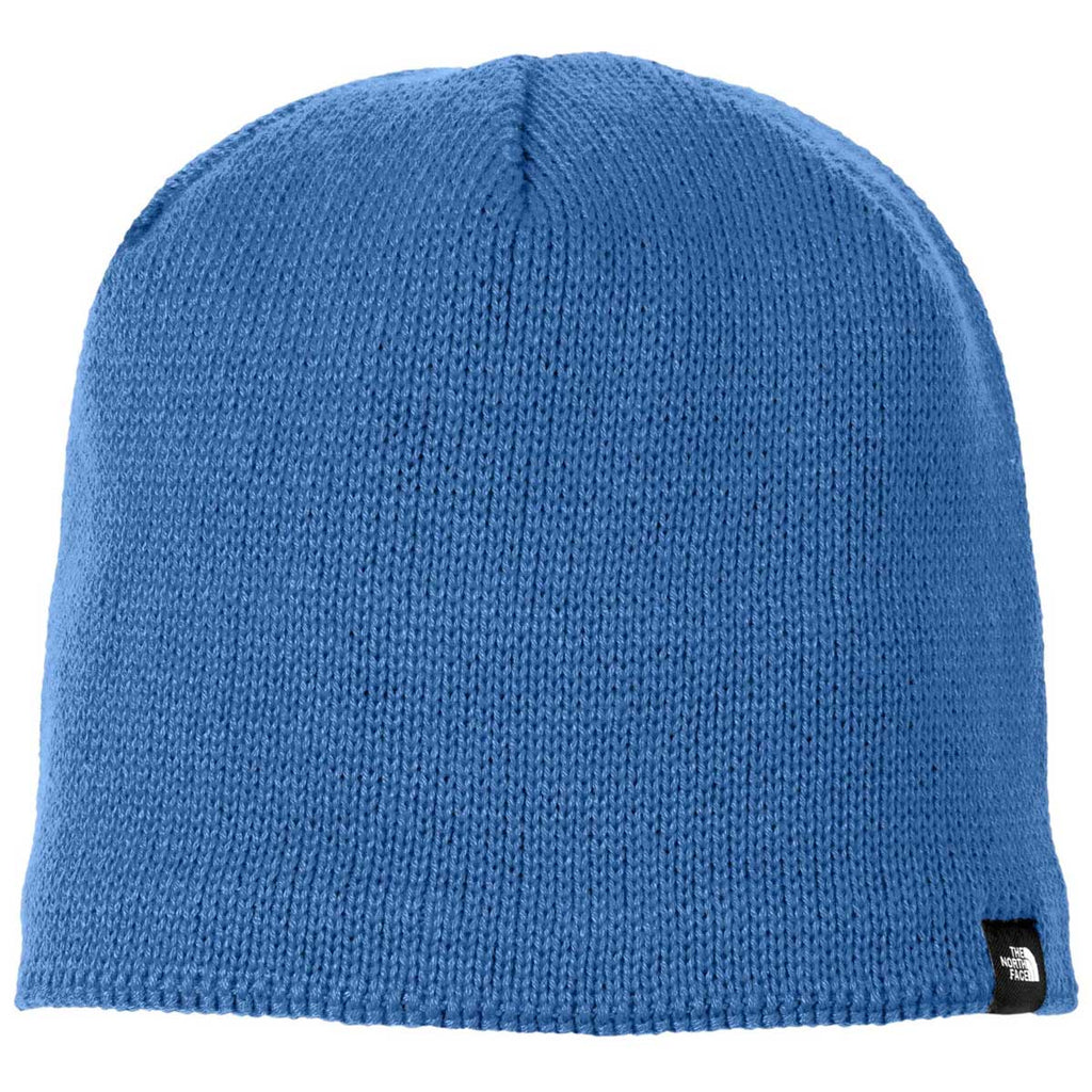 north face blue beanie