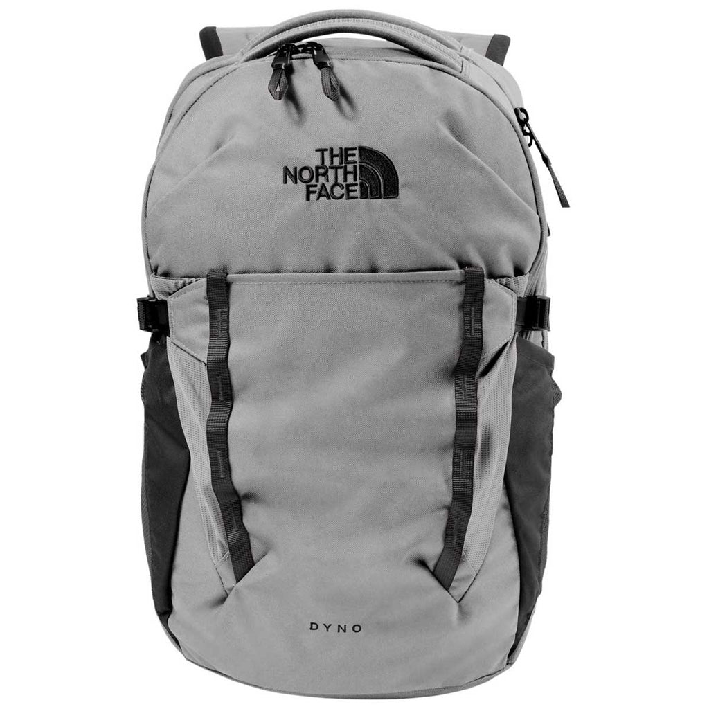 The North Face Mid Grey Dark Heather Tnf Black Dyno Backpack