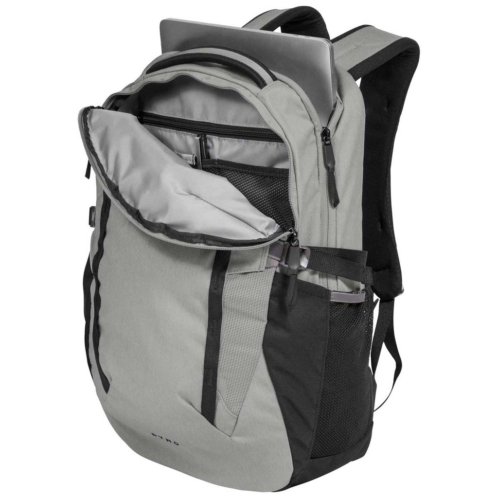 The North Face Mid Grey Dark Heather Tnf Black Dyno Backpack