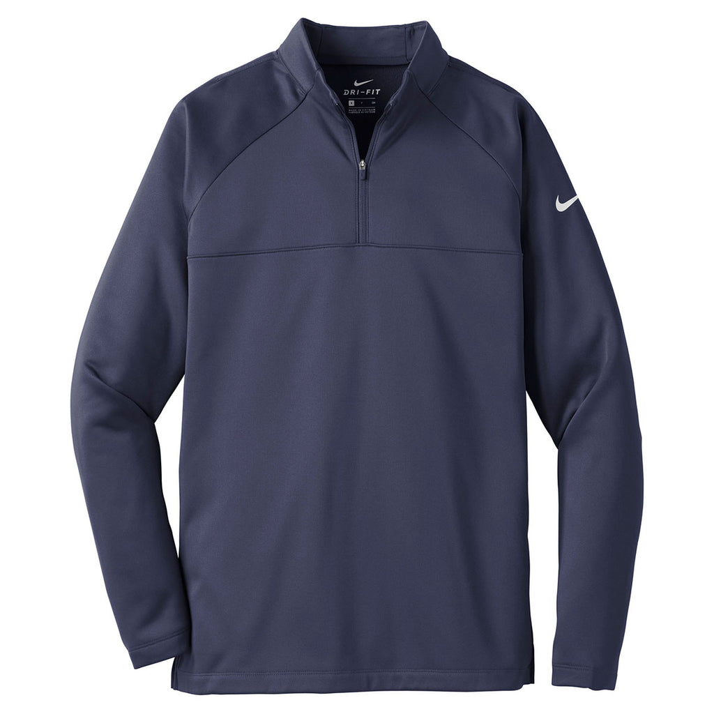 navy blue nike quarter zip