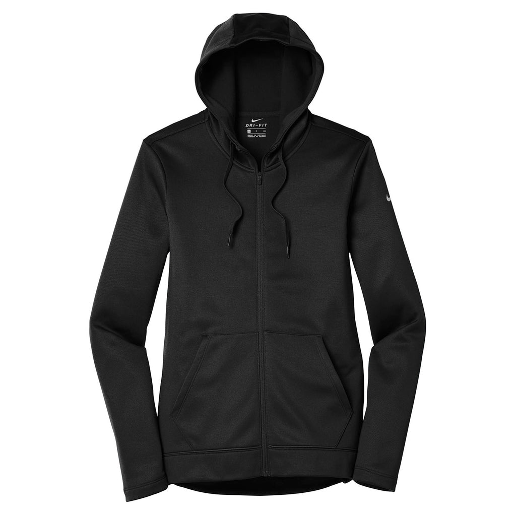 women's nike black zip up hoodie
