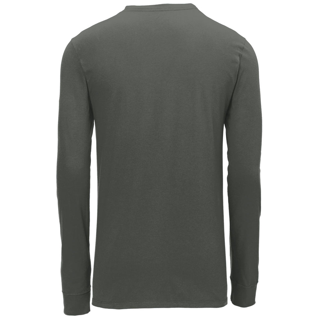 Download Nike Men's Anthracite Dri-FIT Cotton/Poly Long Sleeve Tee